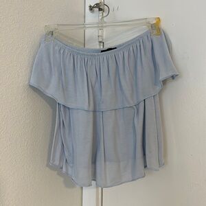 Topshop off the shoulder crop top size 2